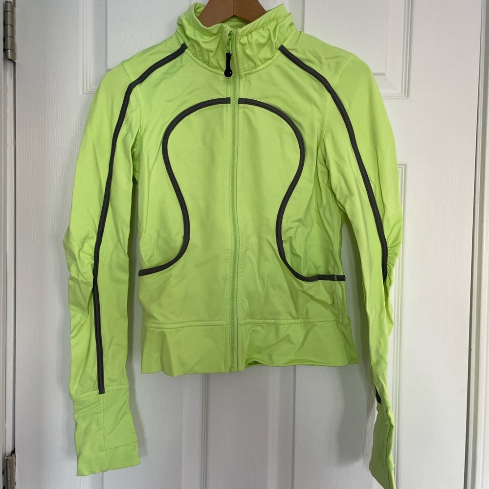 Lululemon Lime Green Athletic Sweater